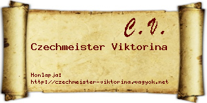 Czechmeister Viktorina névjegykártya